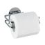 Toilettenpapierhalter mit Toilettenpapierrolle