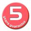 5 Jahre Garantie