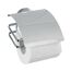 Toilettenpapierhalter mit Toilettenpapierrolle und Abdeckung