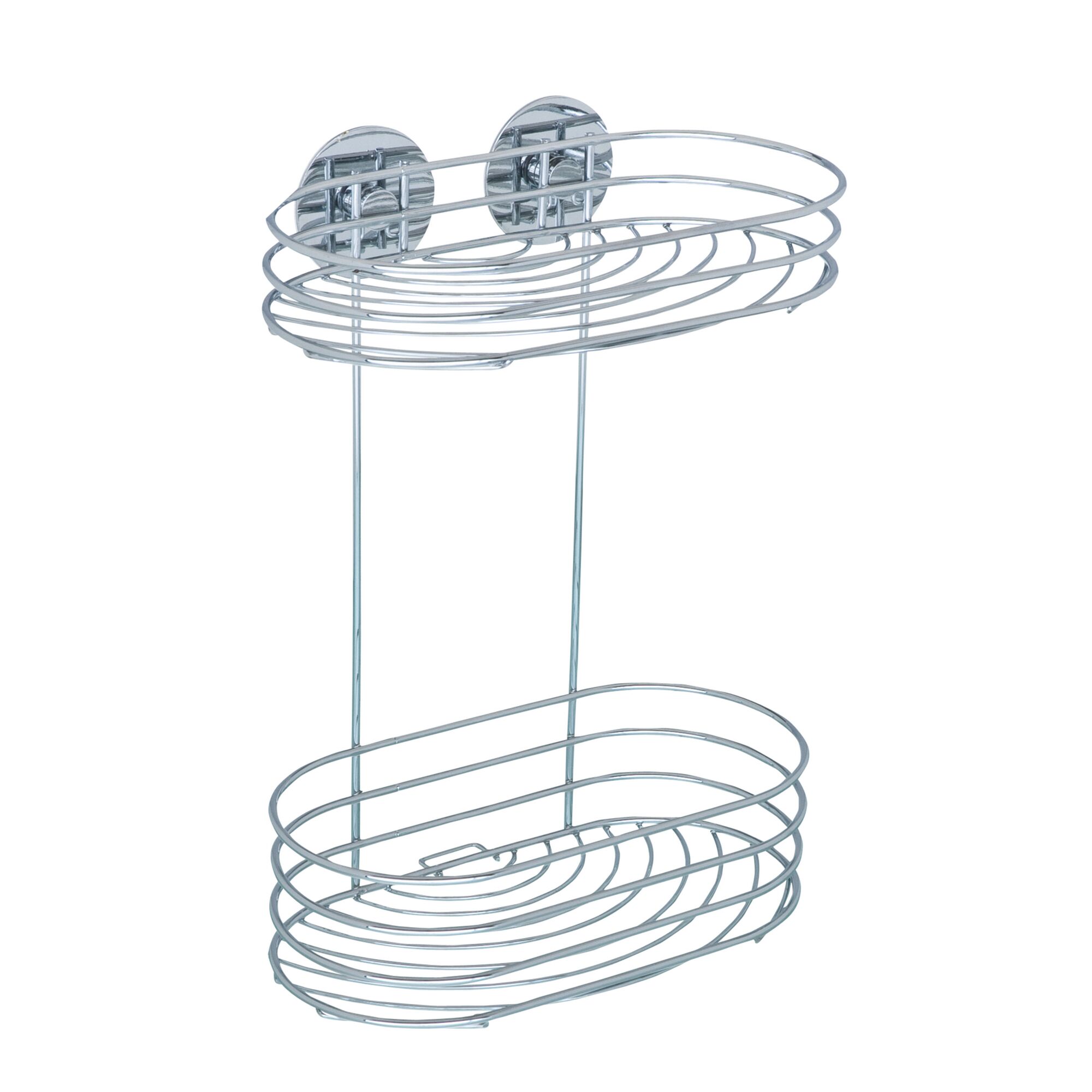 Zweistöckiger Duschkorb Turbo-Loc Wandablage