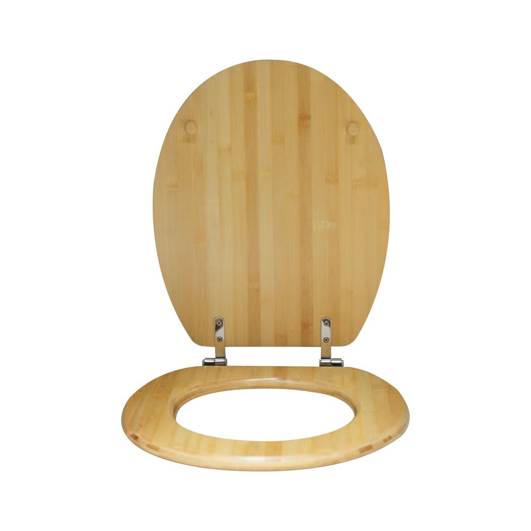 WC-Sitz 'Bambus' hellbraun