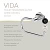 Toilettenpapierhalter 'Vida' wandhängend chromfarben