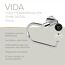 Toilettenpapierhalter 'Vida' wandhängend verchromt