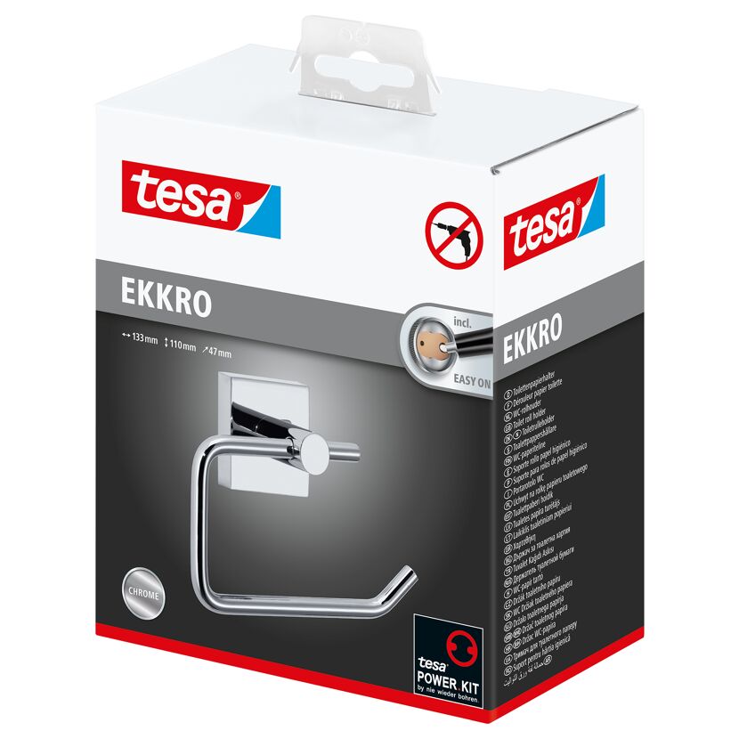 Tesa EKKRO Toilettenpapierhalter Chrom