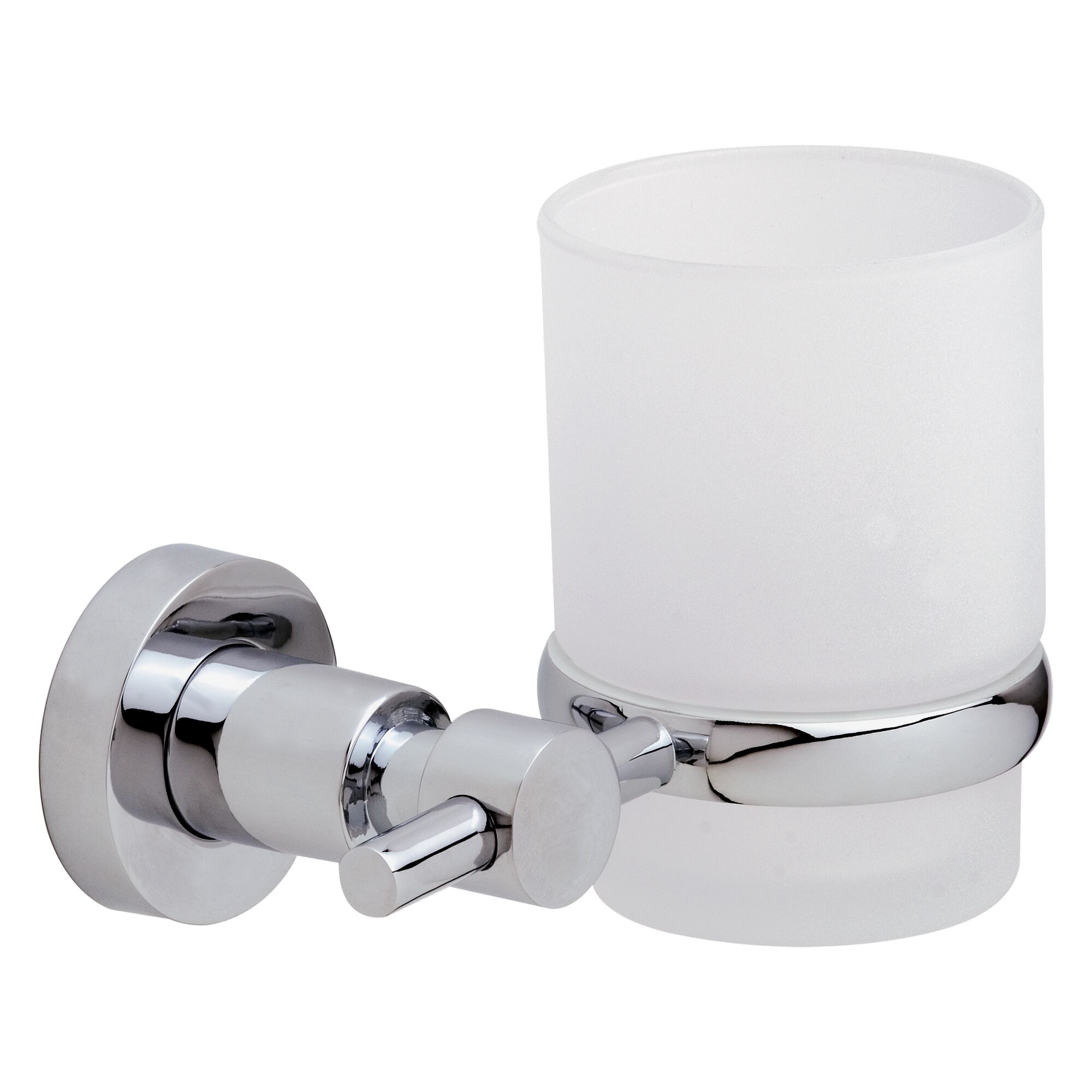Zahnputzbecherhalter mit mattem Glas