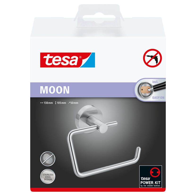 Tesa Moon WC-Rollenhalter, Edelstahl