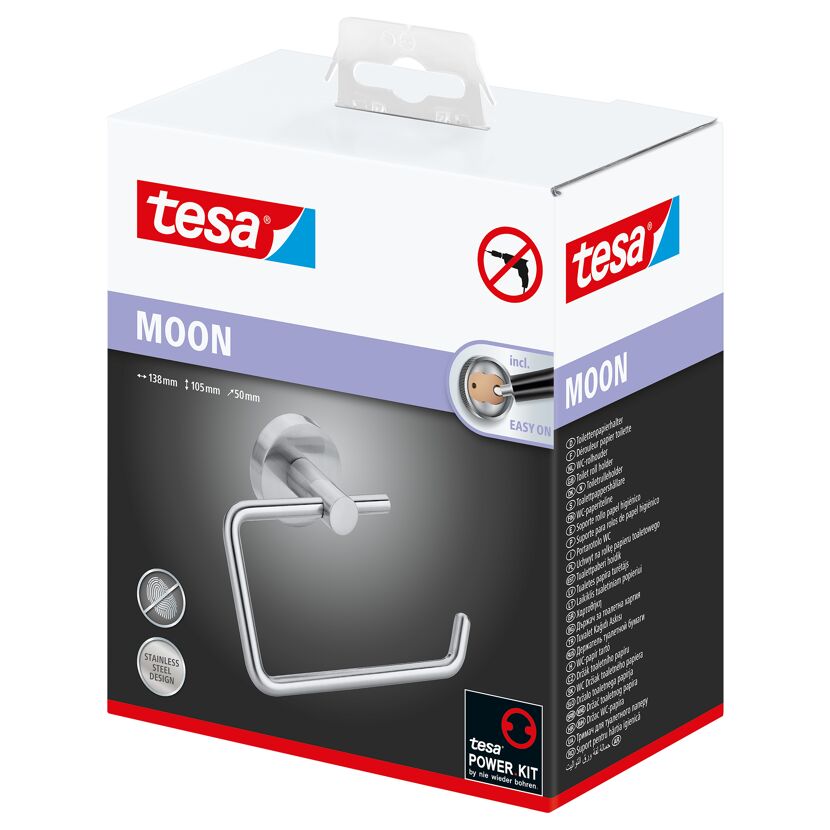 Tesa Moon Toilettenpapierhalter Edelstahl