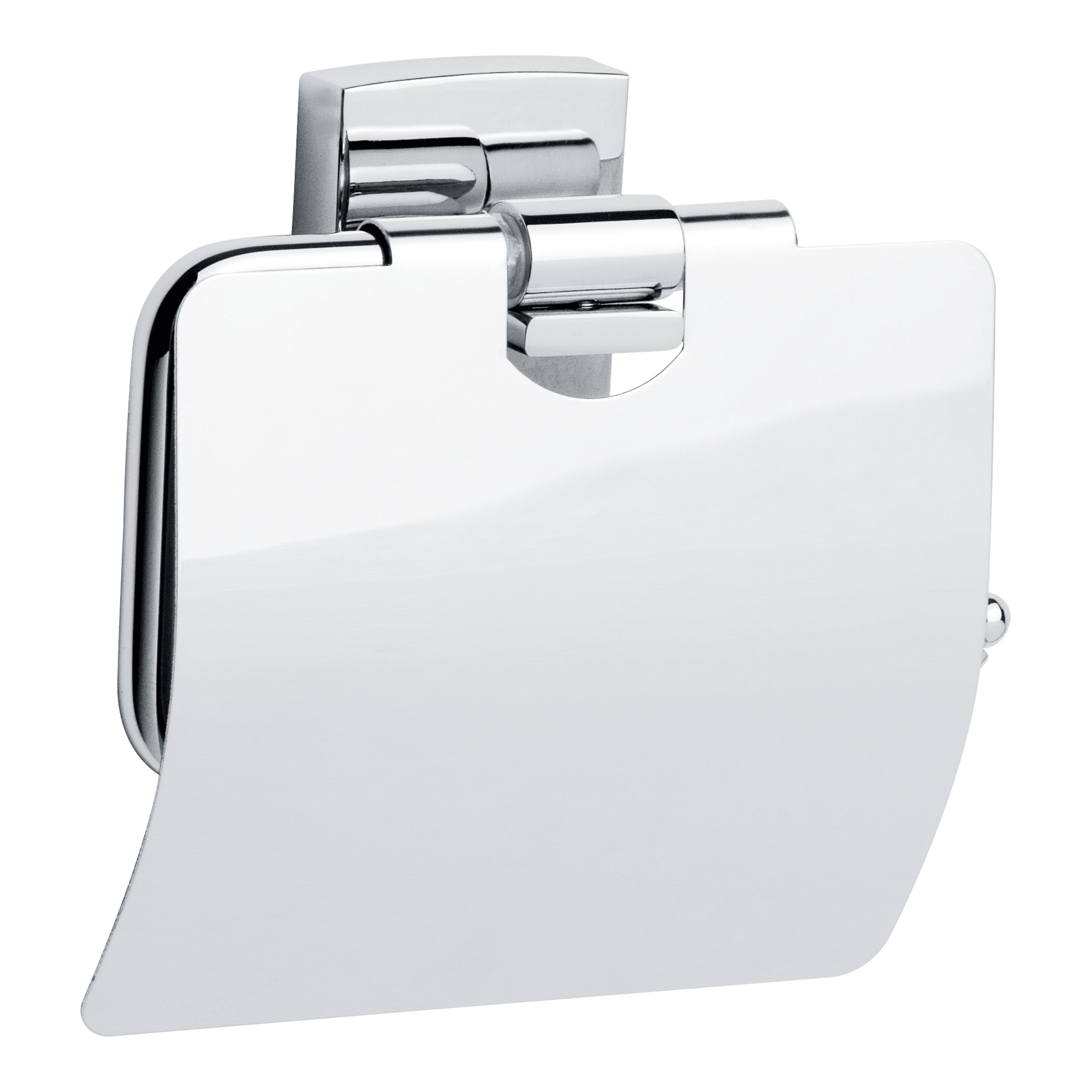 tesa WC-Rollenhalter ‚Klaam‘ mit Deckel 14,2 x 9,5 x 4,7 cm