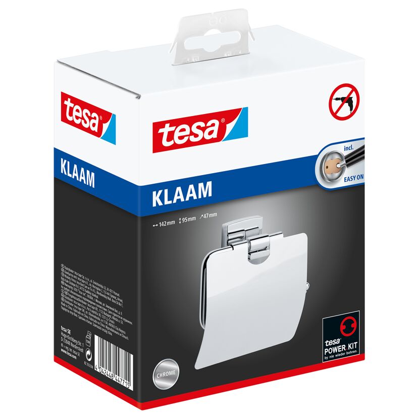 WC-Rollenhalter 'Klaam' mit Deckel 14,2 x 9,5 x 4,7 cm