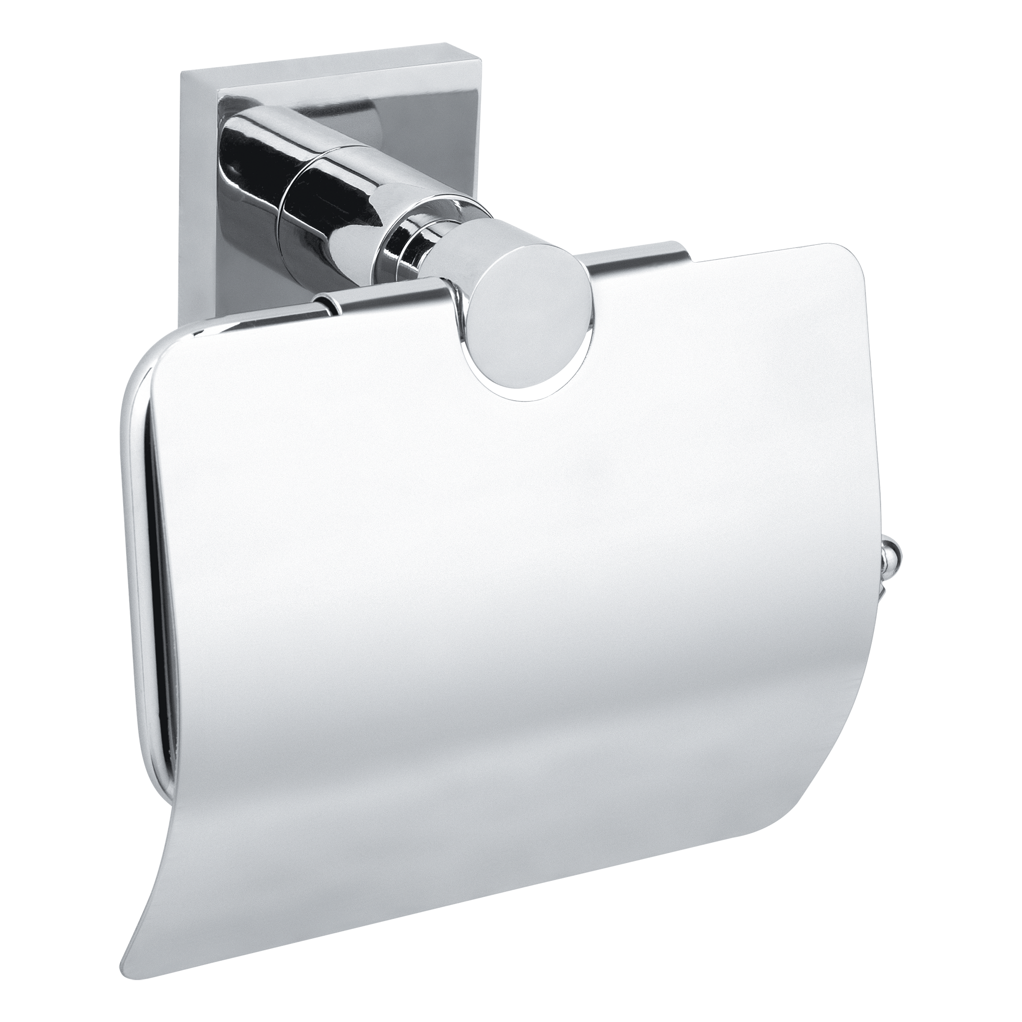 tesa WC-Rollenhalter ‚Hukk‘ mit Deckel 14 x 13 x 7 cm