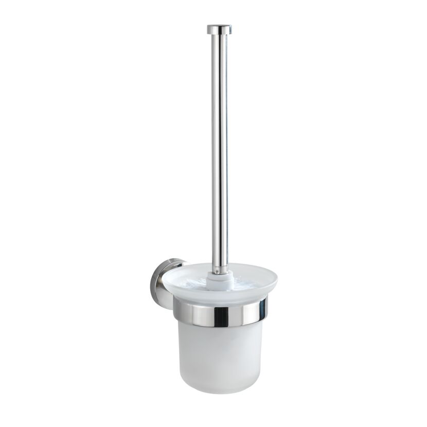 WC-Bürste mit Halter und Glasbehälter