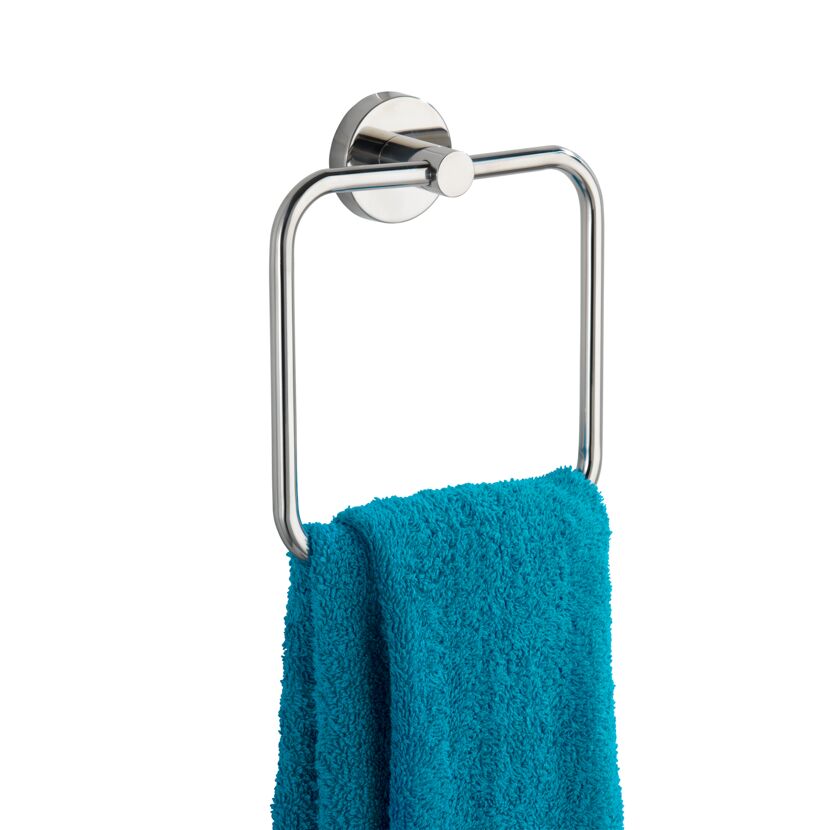 Handtuchring Bosio Shine mit blauem Handtuch