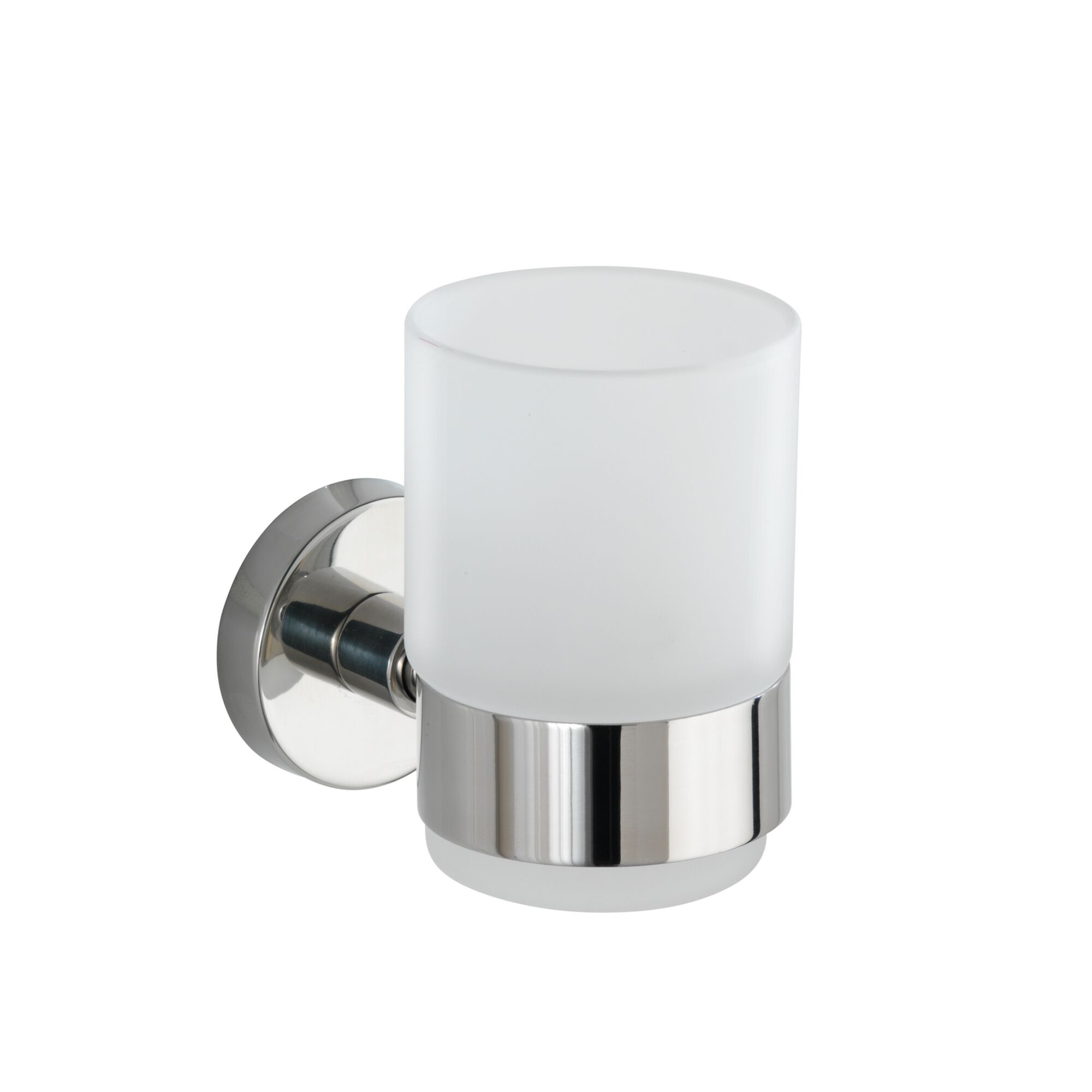 Zahnputzbecherhalter Uno Bosio aus Glas und Metall