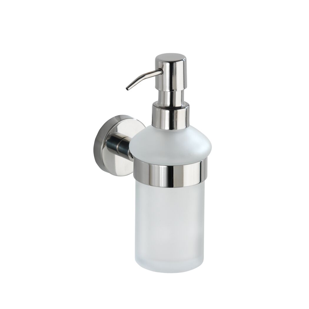 Seifenspender Bosio Shine aus Edelstahl und Glas