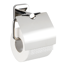 Verkleinertes Bild von Toilettenpapierhalter 'Mezzano' Edelstahl rostfrei, mit Deckel