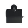 Schwarzer Toilettenpapierhalter Bosio