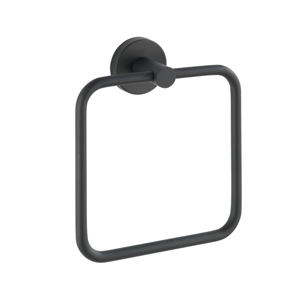 Schwarzer Handtuchring Bosio