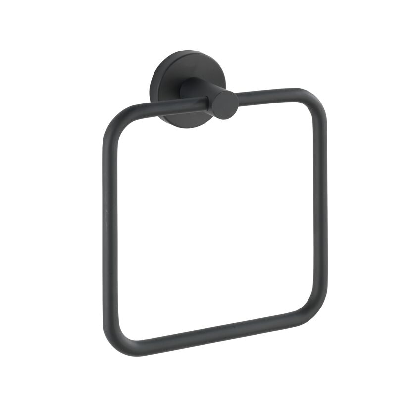 Schwarzer Handtuchring Bosio