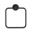 Schwarzer Handtuchring Bosio