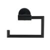 Schwarzer Toilettenpapierhalter Bosio