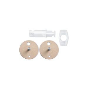 Befestigungsadapter 'BK43-2' Ø 3,4 x 1,6 cm 2 Stück inklusive Klebstoff-Applikator