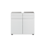 Verkleinertes Bild von Waschbeckenunterschrank 'Blake' eiche sanremo/weiß 60 x 34 x 56 cm, inkl. Wechselblende
