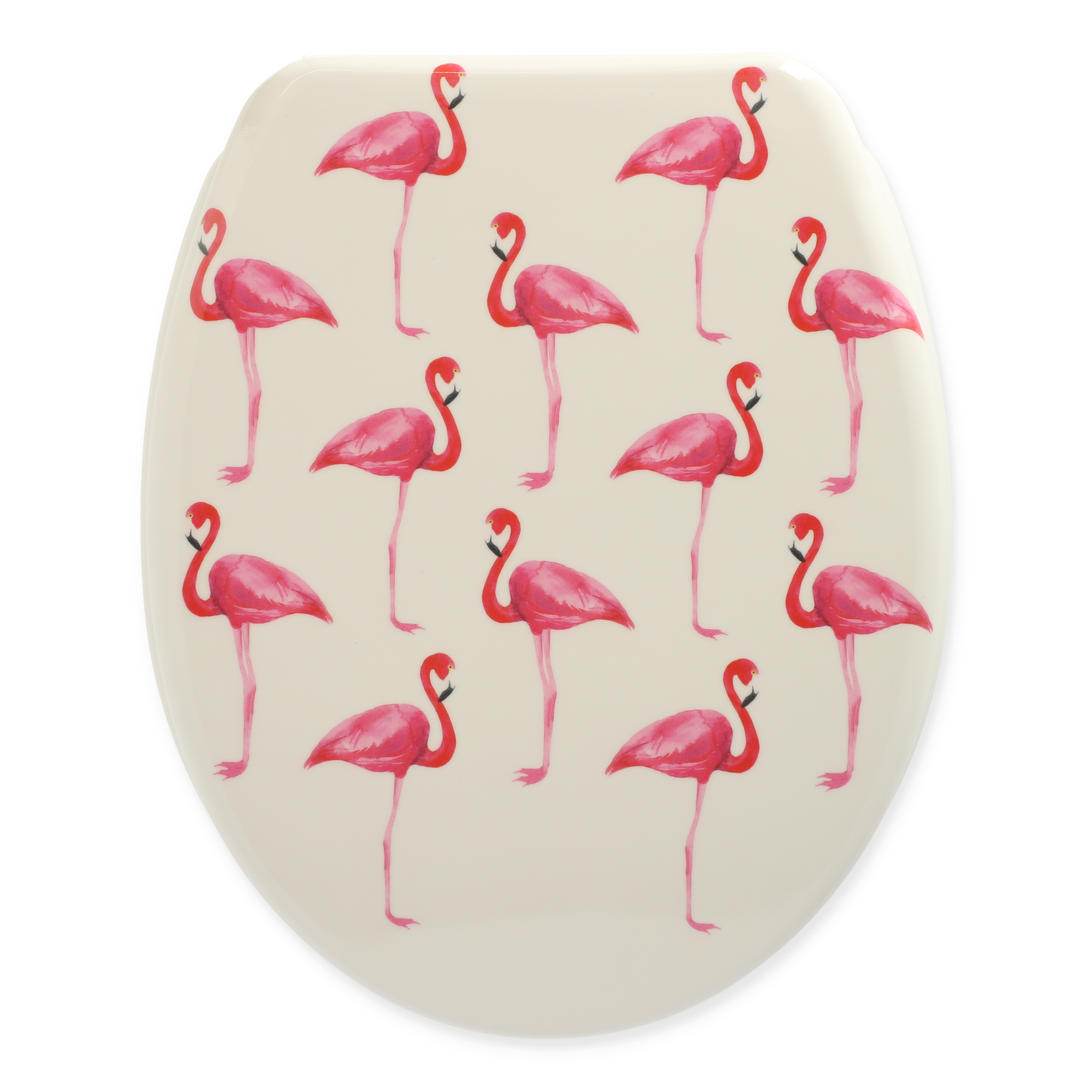 WC-Sitz 'Flamingo' mit Absenkautomatik bunt 45 x 37,6 cm
