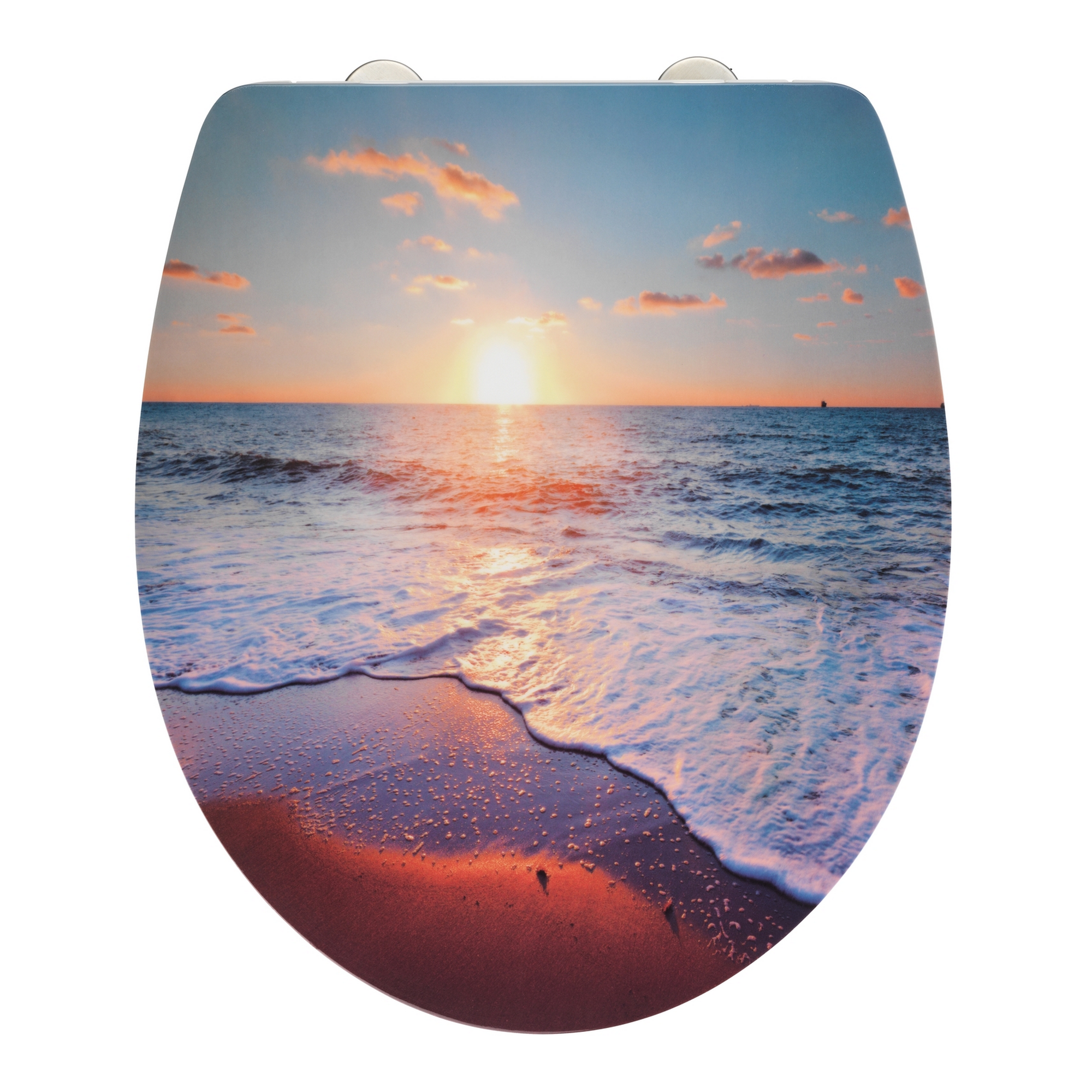 WC-Sitz 'Sunset' Duroplast, Absenkautomatik 46 x 39 cm