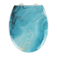WC-Sitz 'Stream' Duroplast blau, Absenkautomatik 44,5 x 37 cm