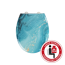 WC-Sitz 'Stream' Duroplast blau, Absenkautomatik 44,5 x 37 cm