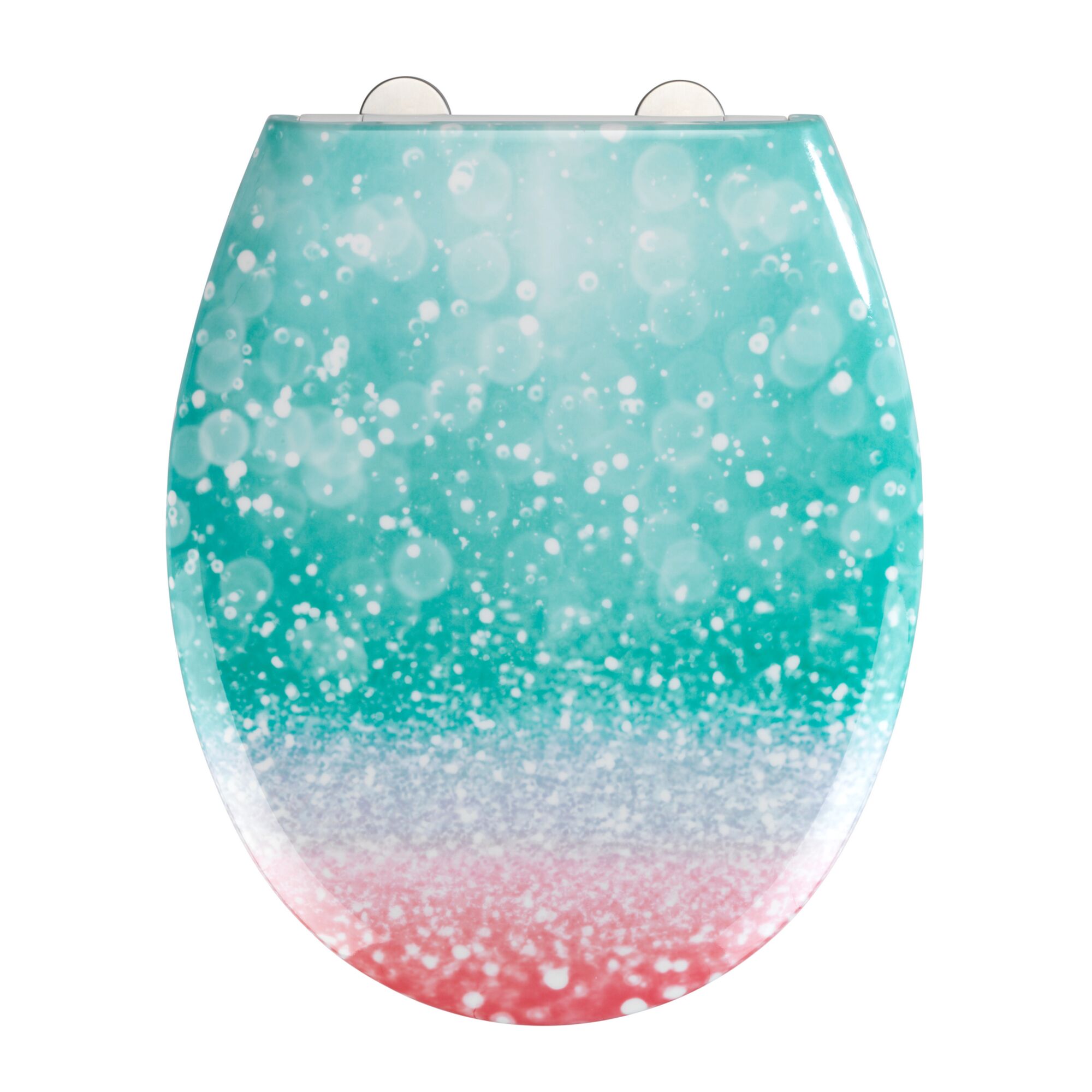 WC-Sitz Dreamy EClose mit türkis-rosa Farbverlauf