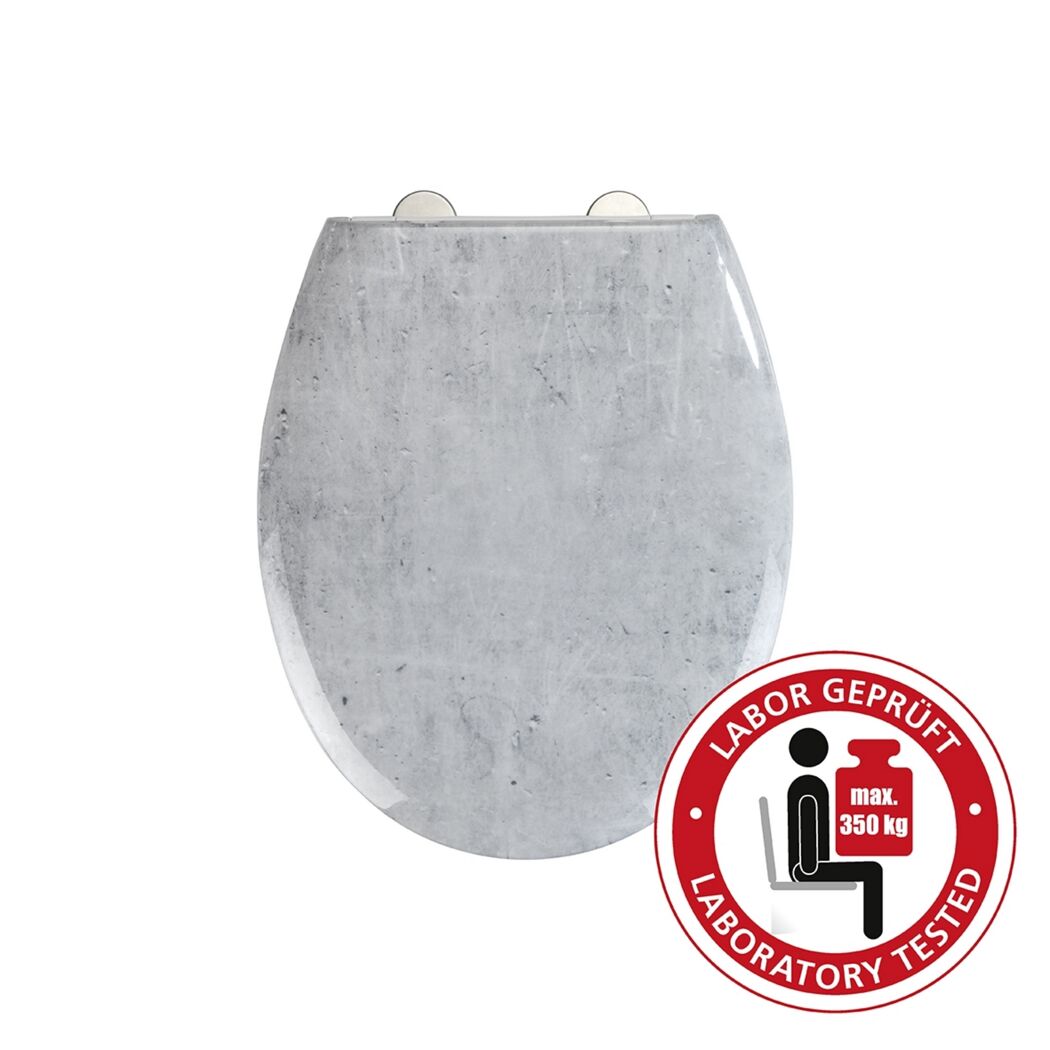 WC-Sitz 'Concrete' mit Absenkautomatik Duroplast
