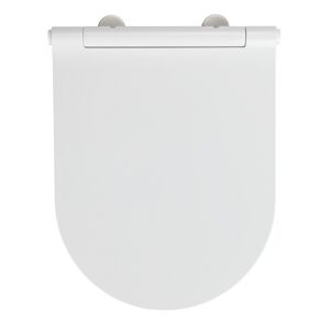 WC-Sitz 'Nuoro' Duroplast weiß, Absenkautomatik 46,5 x 36 cm
