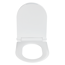 Verkleinertes Bild von WC-Sitz 'Nuoro' Duroplast weiß, Absenkautomatik 46,5 x 36 cm