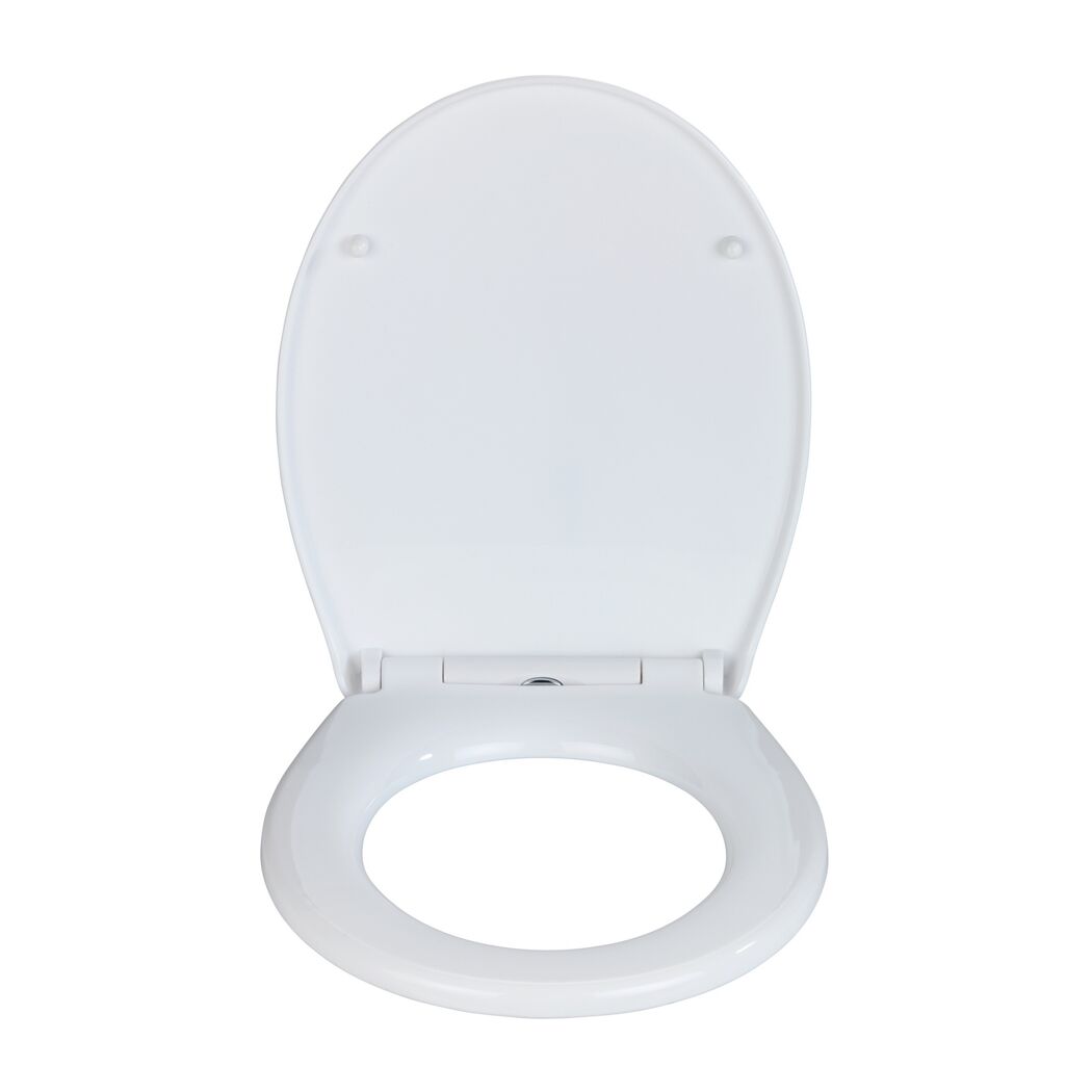 WC-Sitz 'Korfu' mit Absenkautomatik weiß Thermoplast