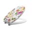 WC-Sitz mit buntem Blumenmuster