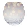 WC-Sitz mit Glitzermuster