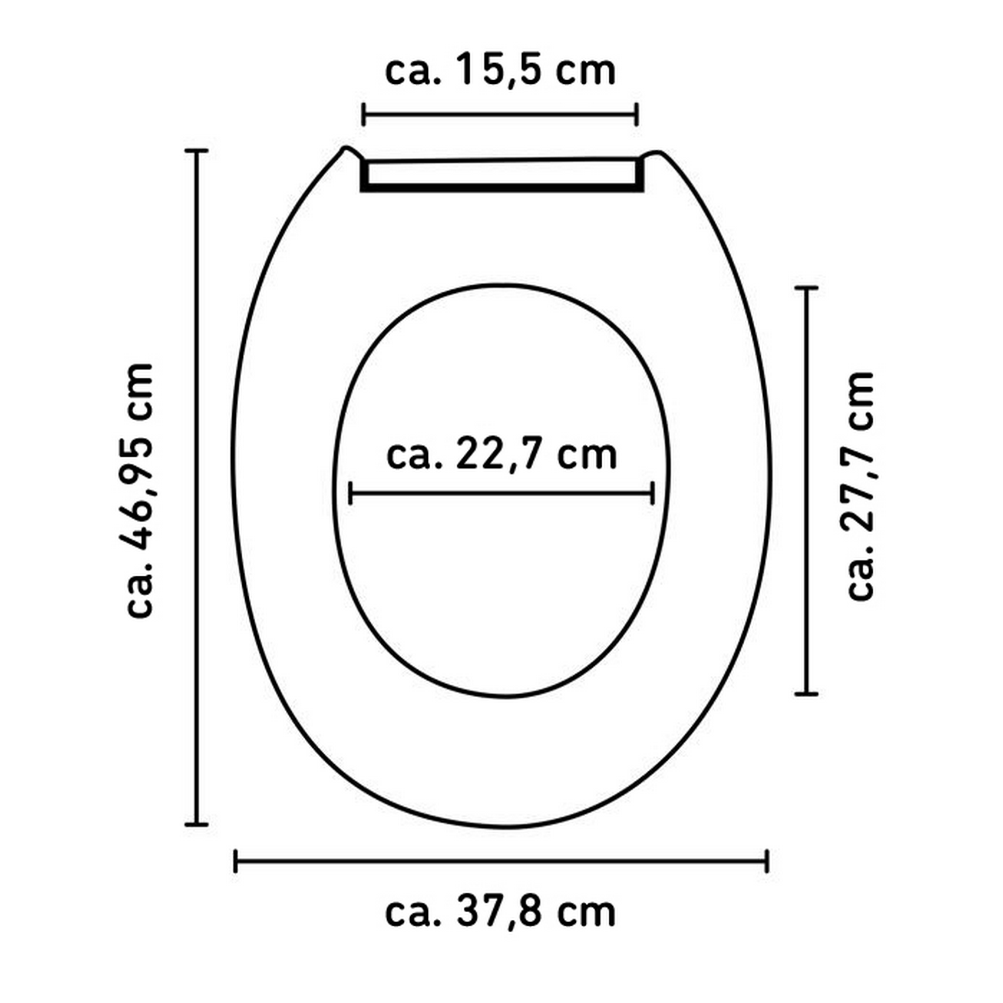 WC-Sitz 'Glitzer' mit Absenkautomatik und SoftTouch-Oberfläche bunt + product picture