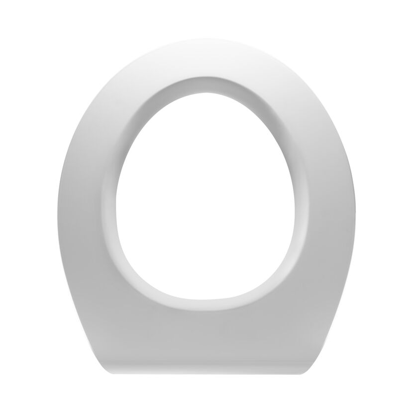 Weißer WC-Sitz Soft Touch Glitzer
