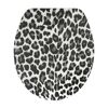 WC-Sitz mit Leopardenmuster