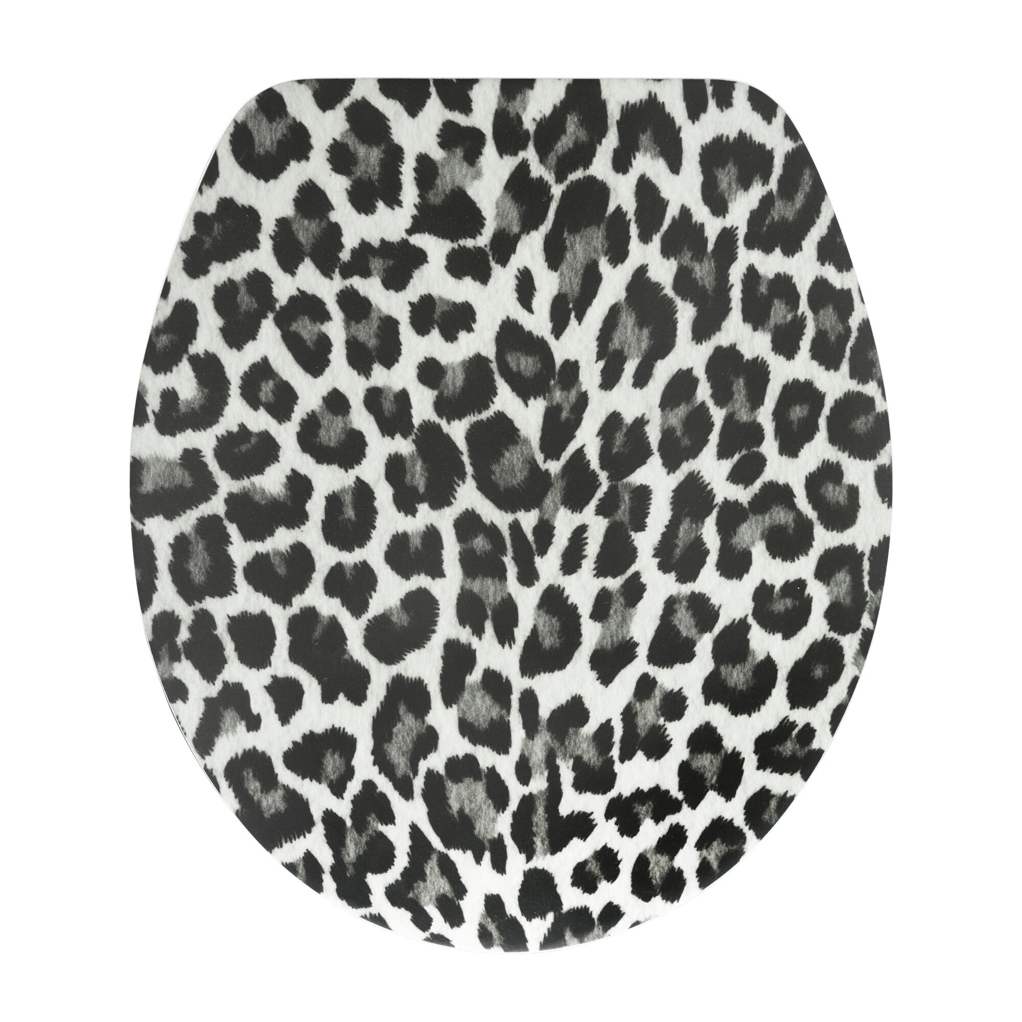 WC-Sitz mit Leopardenmuster