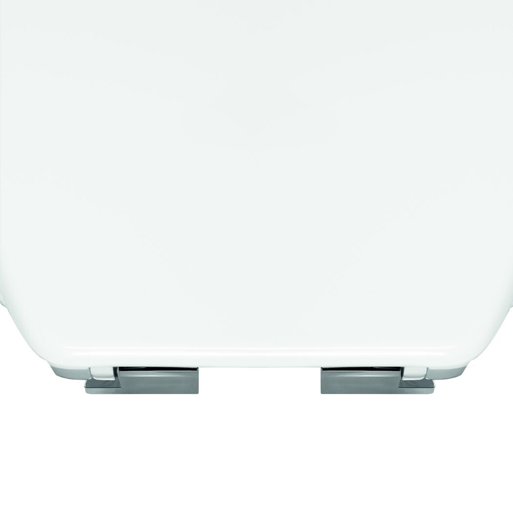 WC-Sitz 'Denver' mit Absenkautomatik weiß Duroplast