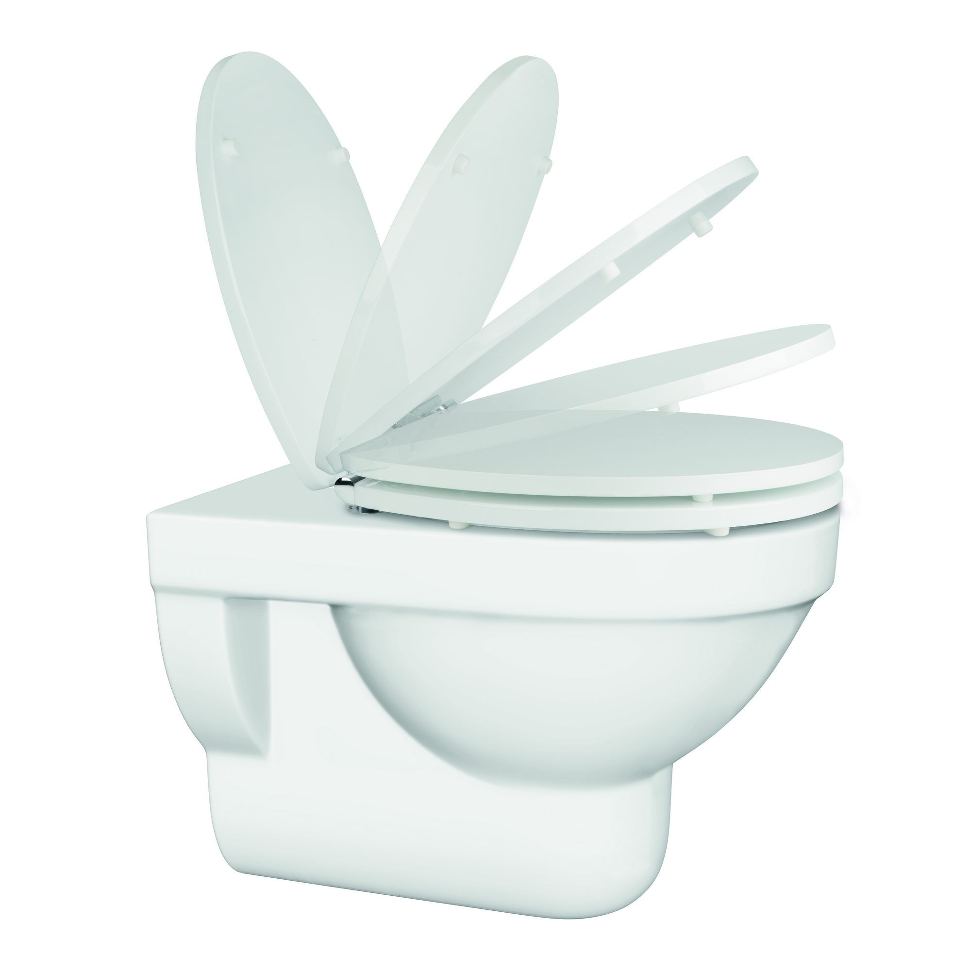 WC-Sitz 'Denver' Duroplast mit Absenkautomatik weiß + product picture