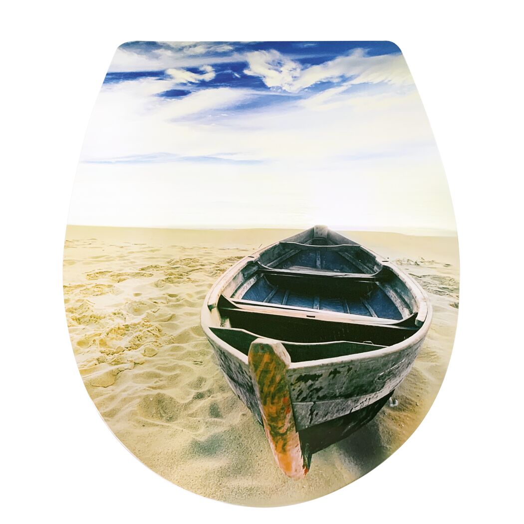 Boot auf dem Sandstrand