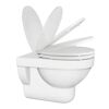 WC-Sitz 'Atlanta' mit Absenkautomatik weiß Duroplast