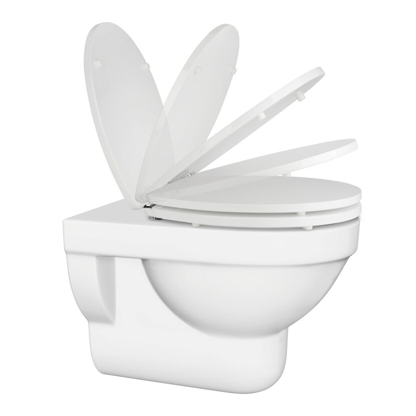 Weißer WC-Sitz Atlanta