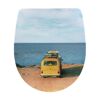 WC-Sitz mit Motiv: Bulli am Strand
