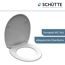 WC-Sitz 'Ying and Yang' mit Absenkautomatik grau Duroplast