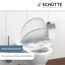 WC-Sitz 'Ying and Yang' mit Absenkautomatik grau Duroplast