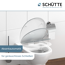 WC-Sitz 'Ying and Yang' mit Absenkautomatik grau Duroplast